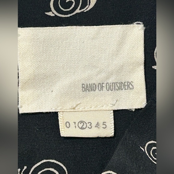 Band of Outsiders Snail Print Silk Jumpsuit - Picture 8 of 10